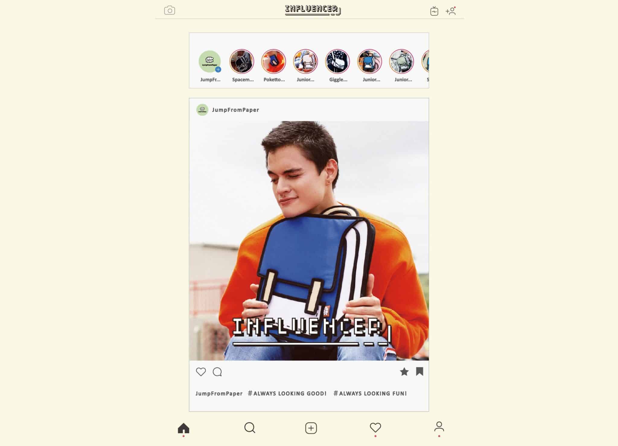 JumpFromPaper INFLUENCER Collection 1 JumpFromPaper INFLUENCER Collection Cartoon Bag