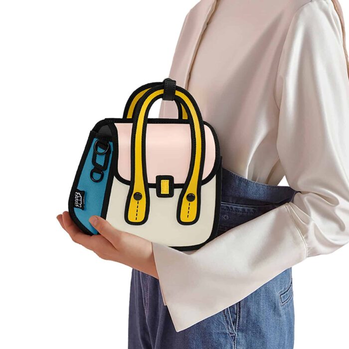 Junior Owl bag Metal Chain Bag-Beige-6