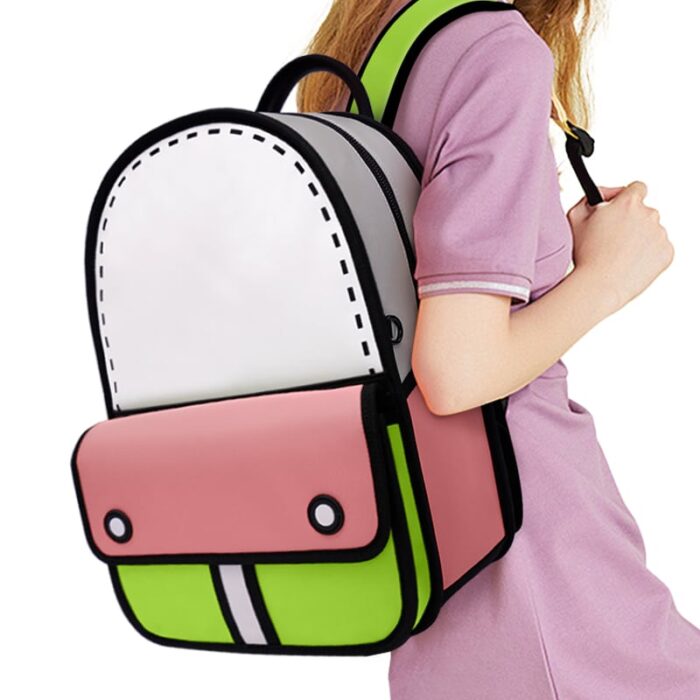 3D Adventure Backpack pink 6