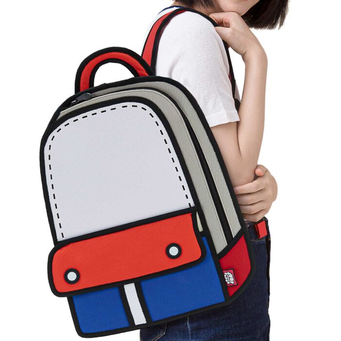Adventure Cartoon Backpack-dark blue (4)