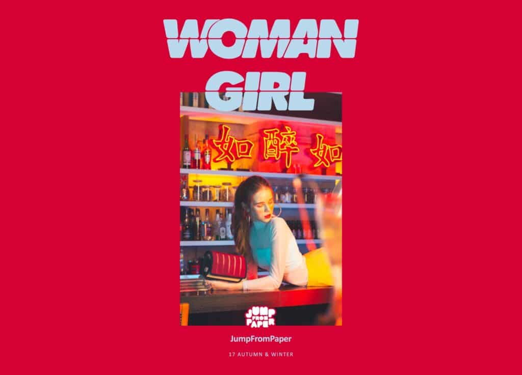 JumpFromPaper Cartoon Bag WOMAN GIRL Collection