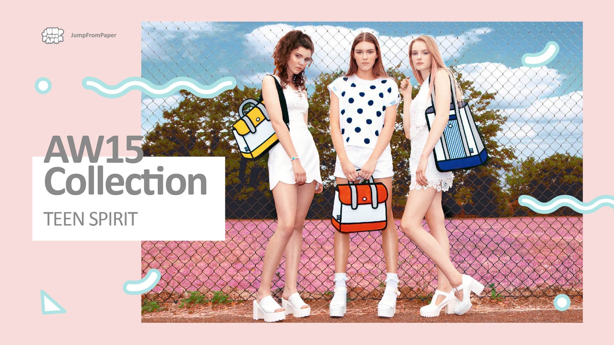 JumpFromPaper TEEN SPIRIT Collection 1 JumpFromPaper Cartoon Bag TEEN SPIRIT Collection