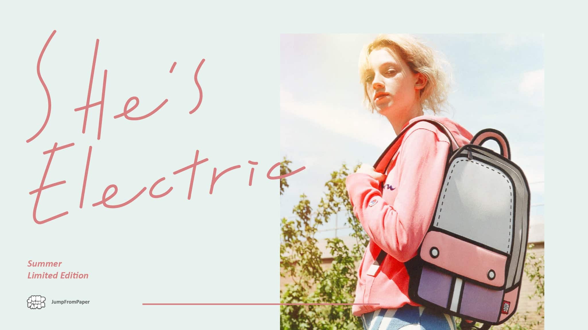 umpFromPaper Cartoon Bag She's Electric Limited Edition