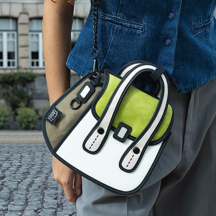 Junior-Owl-Bag-Metal-Chain-Bag-Matcha-green-10