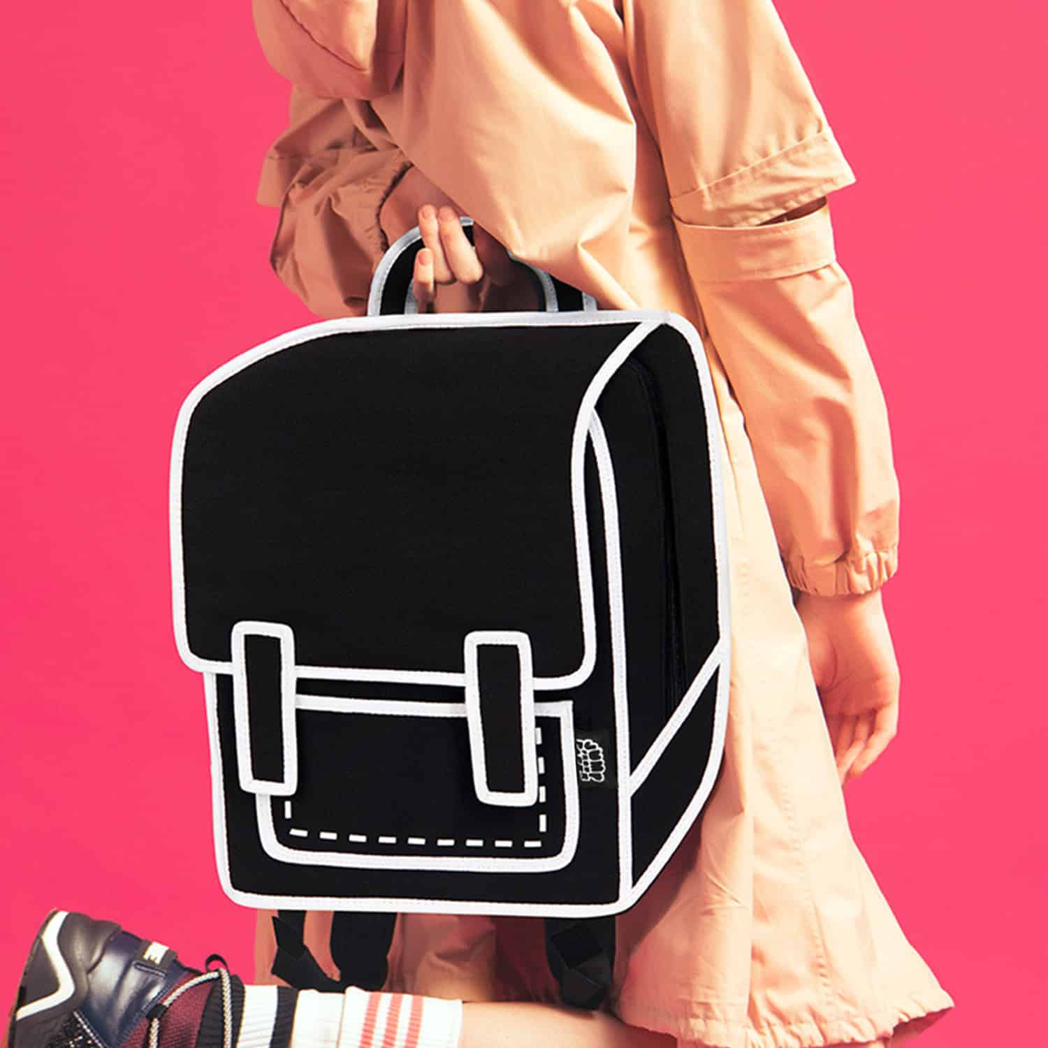 JumpFromPaper 29 Spaceman Cartoon Backpack-classic-black (1)