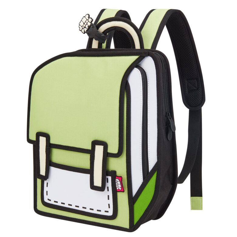 Spaceman Cartoon Backpack-classic-green (3)