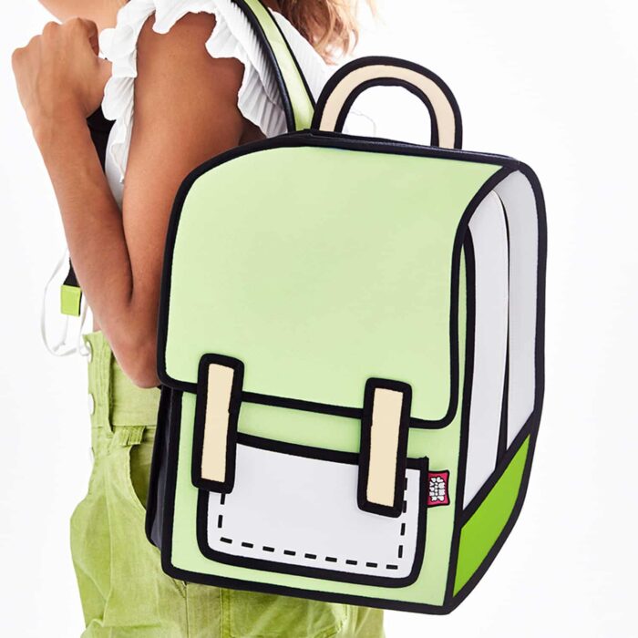 Spaceman Cartoon Backpack-classic-green (9)