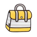 Stripe-Backpack-Yellow-1
