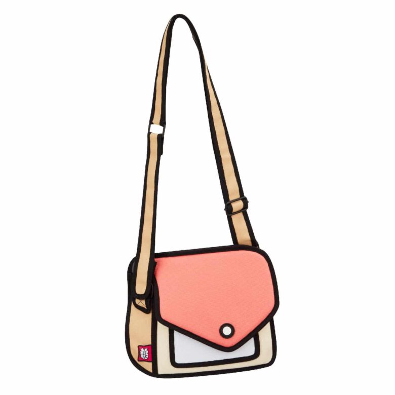 Giggle 2D Cartoon Shoulder Bag-Red-1 (7)