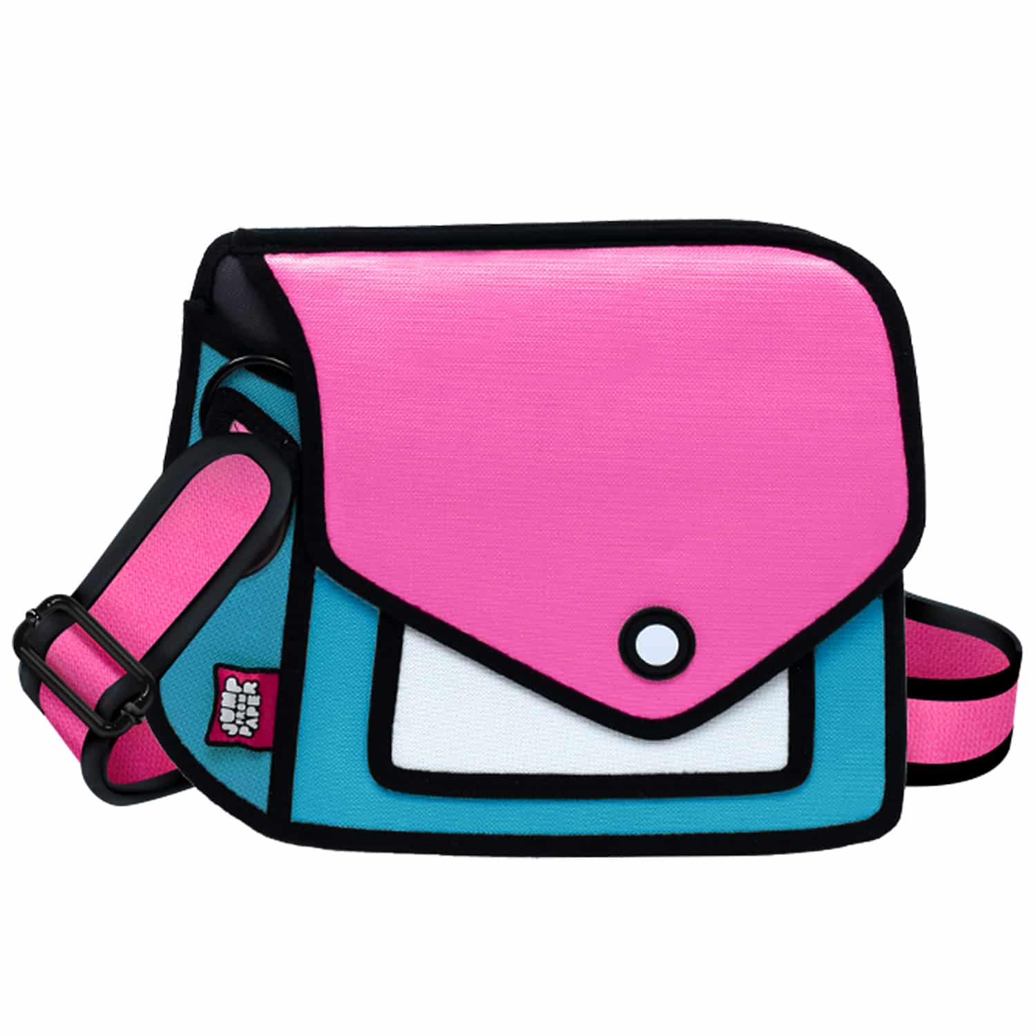 Giggle 2D Cartoon Shoulder Bag-rose pink (3)