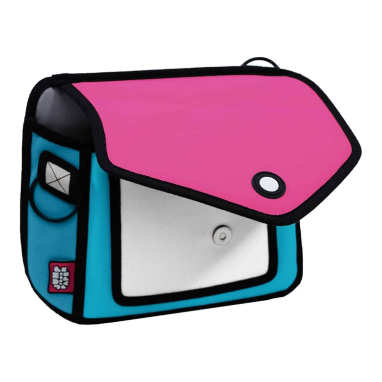 Giggle 2D Cartoon Shoulder Bag-rose pink (7)