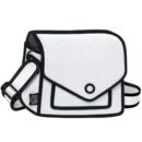 Giggle 2D Cartoon Shoulder Bag-white (5)