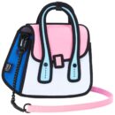 Owl Metal Chain Bag-Fun 2D Cartoon Style - Pink