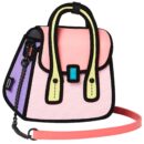 Owl Metal Chain Bag-Fun 2D Cartoon Style - Rose Pink