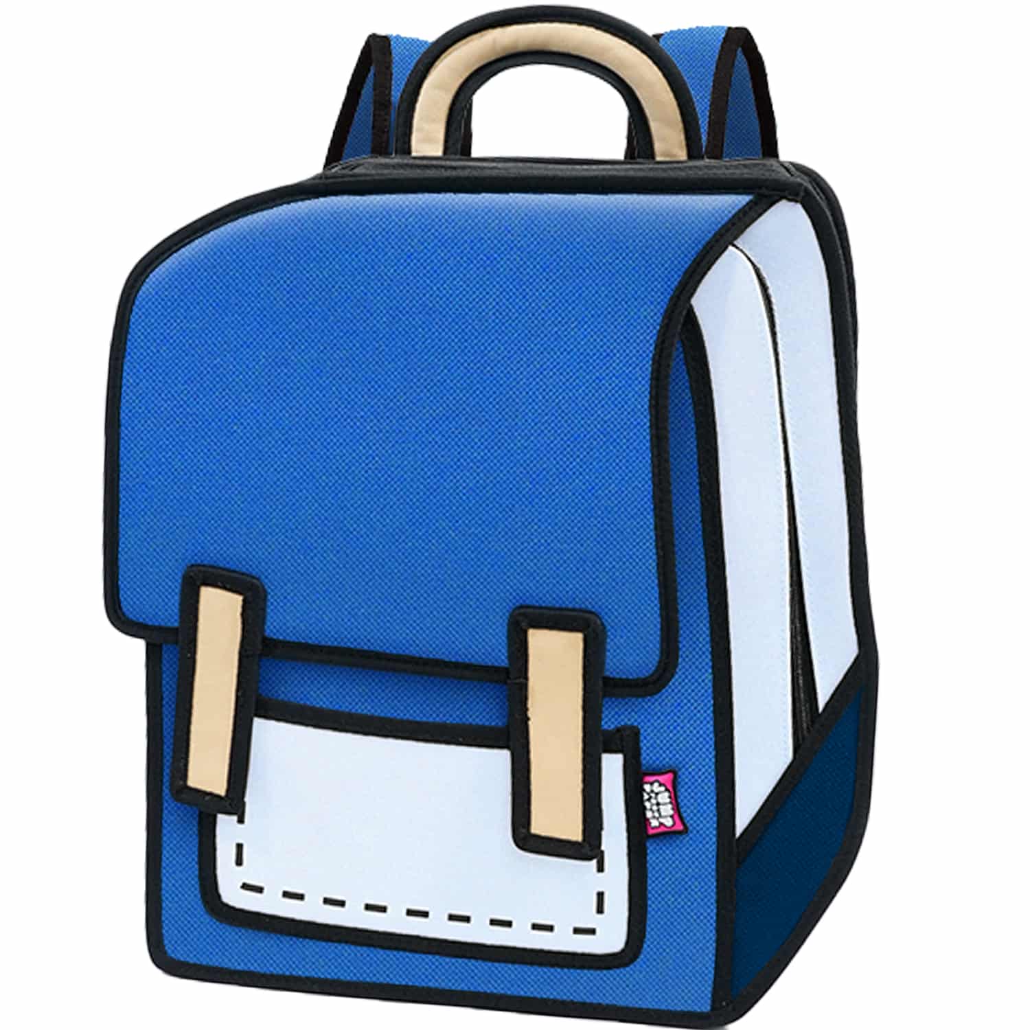 Spaceman Cartoon Backpack-classic-dark blue (8)