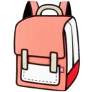 Spaceman Cartoon Backpack-classic-red (1)