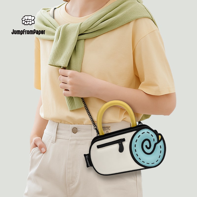 2D JumpFromPaper Rollie 2D Cartoon Chain Crossbody Bag