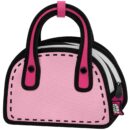 Carly 2D Cartoon Crossbody-pink (1)