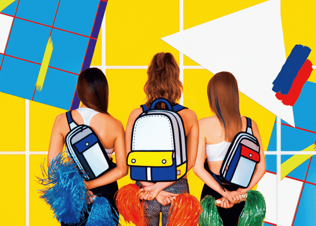 Adventure Cartoon Backpack - Bold and Colorful